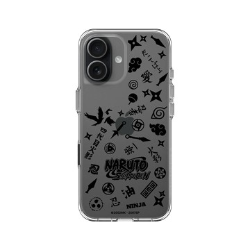 iPhone 17 Clear Case（相機按鈕） 透明 - 火影忍者 Naruto - 火影篇章-黑