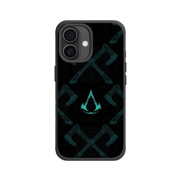 iPhone 16 SolidX 黑 - Assassin's Creed - Valhalla - Dual Axes