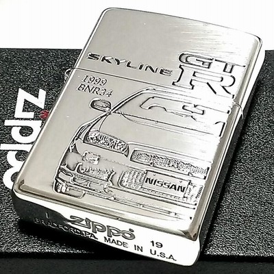 ZIPPO ライター スカイラインGT-R 生誕50周年記念 ジッポ R34 限定