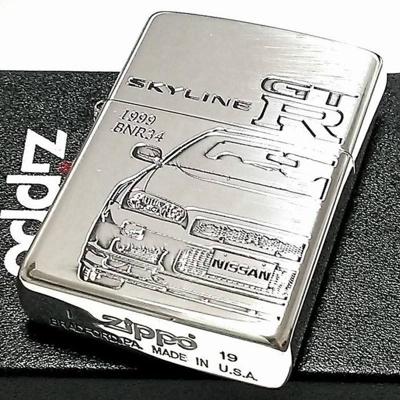 ZIPPO ライター スカイラインGT-R 生誕50周年記念 ジッポ R34 限定 ...