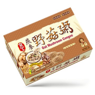 【京工】燕麥野菇粥 (8入) - 京工蔬菜湯養生館