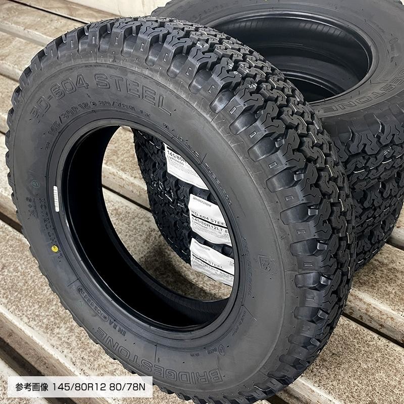 ブリヂストン 604V 145/80R12 80/78N エンケイ サム タフ 12×4.0 