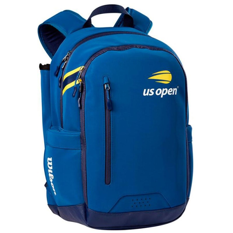 WILSON US Open Backpack， ブルー/イエロー/ネイビー， M， 全米オープン-