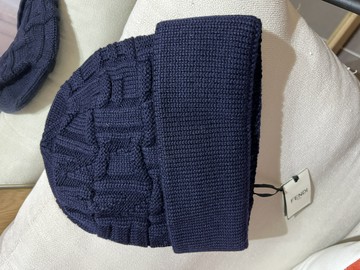 Fendi 羊毛毛帽 深藍色毛帽 保暖毛帽 保暖配件 精品帽子毛帽
