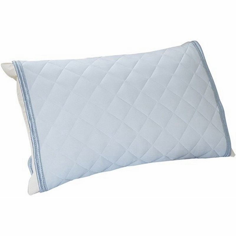 ひんやり ピローパッド 西川 サックス ブルー 吸水 吸汗 洗える 50 50cm シンプル 夏 快適 通販 Lineポイント最大0 5 Get Lineショッピング