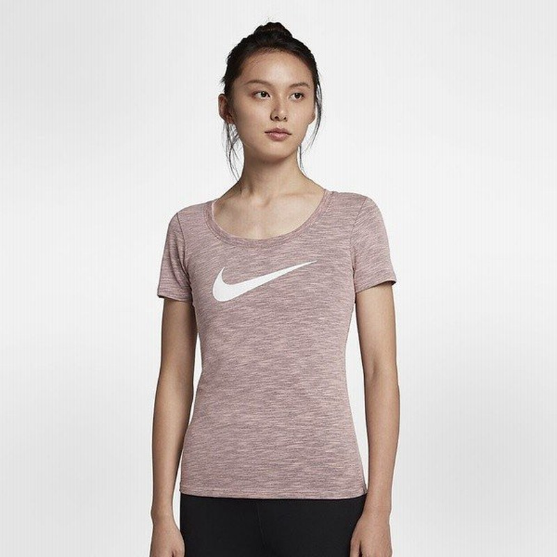 Nike ナイキ ナイキ ウィメンズ ドライ Dri Fit スクープ S S Tシャツ 4664 647 レディーススポーツウェア Tシャツ レディース ストームピンク ヘザー 通販 Lineポイント最大0 5 Get Lineショッピング