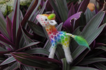 NEW 2013年新色 迷你彩虹長頸鹿項鍊 訂做款