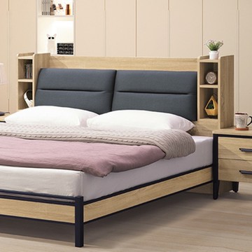 AS DESIGN 雅司家具-沃心5尺橡木色床頭-152.5×24.2×102.7cm