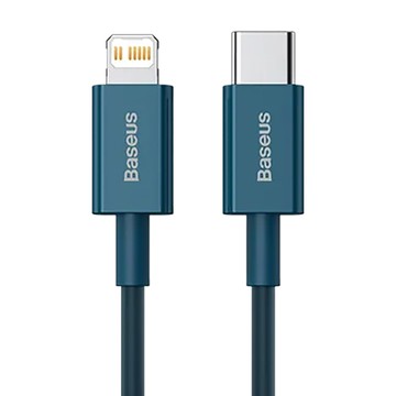 Baseus 倍思 20W優勝系列 Type-C-ios 快充數據線  1m  藍色  1條