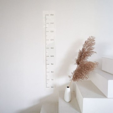 Fran Fran 身高壁貼 透明灰色  16 x 120cm