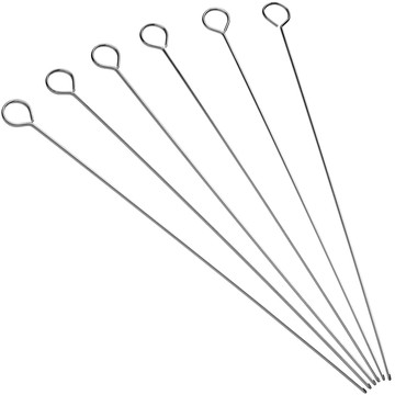 KitchenCraft 英國 燒烤串叉6入(30cm) / 燒烤串叉 烤肉用具 中秋節 露營烤肉 BBQ