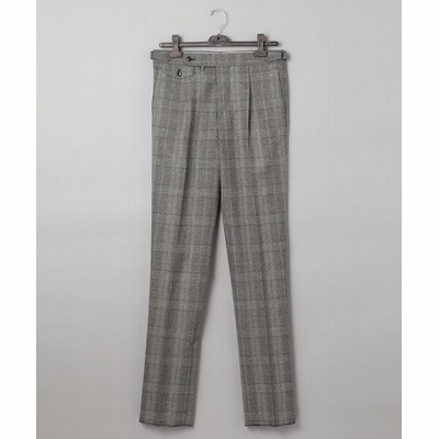 gotairiku GOTAIRIKU> パンツ ヴィンテージトラウザースGRAY CHECK グレー L メンズ