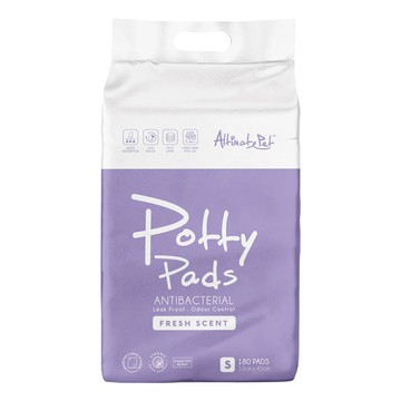 Altimate Pet 粉安心抗菌尿墊 100%防漏 多層技術 快速吸收 除臭抗菌  S(33 x 45cm)  180片  1包