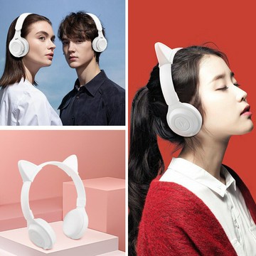 耳機道具頭戴式運動耳麥模型攝影拍攝道具白色無線耳麥cos道具【宜家良品百貨】