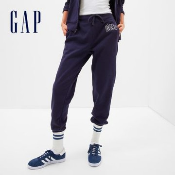 【GAP】Gap Logo 慢跑褲-海軍藍(463492)
