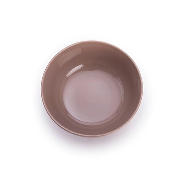 hoi 好好生活 醇色浮雕8寸湯碗 磚紅色  1入