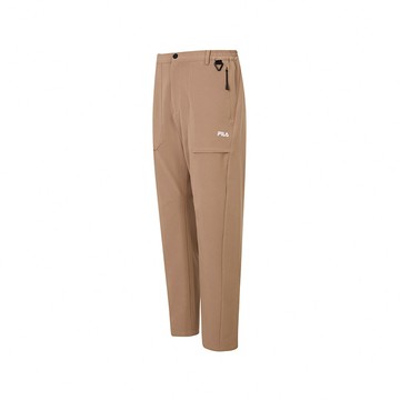 FILA 男平織長褲-卡其 1PNZ-5106-KK