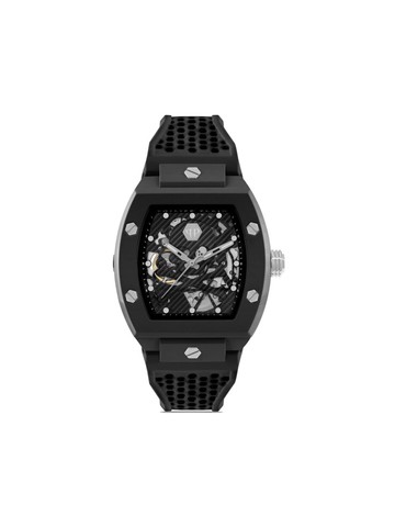 Philipp Plein - The $keleton Ecoceramic 44mm - men - Silicone/ceramic/Mineral Glass - One Size - Black