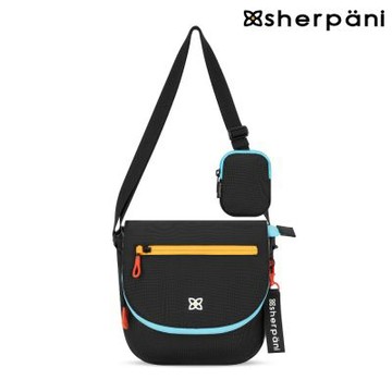 Sherpani RFID 防潑水多功能郵差包 (25II) Milli 3L｜黑彩色/Chromatic