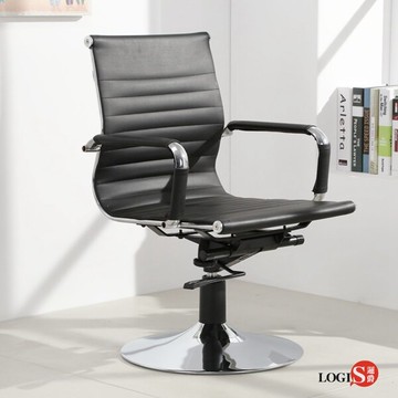 椅子/梳妝椅/辦公椅/事務椅 安菲米皮革低背吧椅【LOGIS邏爵】【 BP10A0】