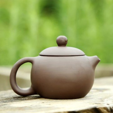 宜興原礦紫砂西施壺紫砂功夫茶具茶壺泡茶壺帶過濾半手工壺200ML