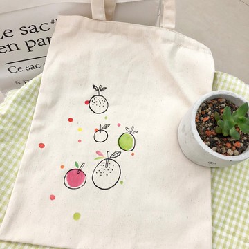 手繪帆布包-水果