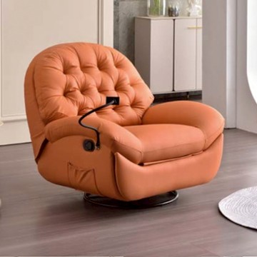 obis歐必斯國際家居 KARINA電動旋轉搖椅(單人沙發 電動沙發)