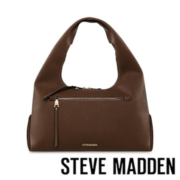 STEVE MADDEN-荔枝紋大容量托特包 BIVA-V-咖啡色