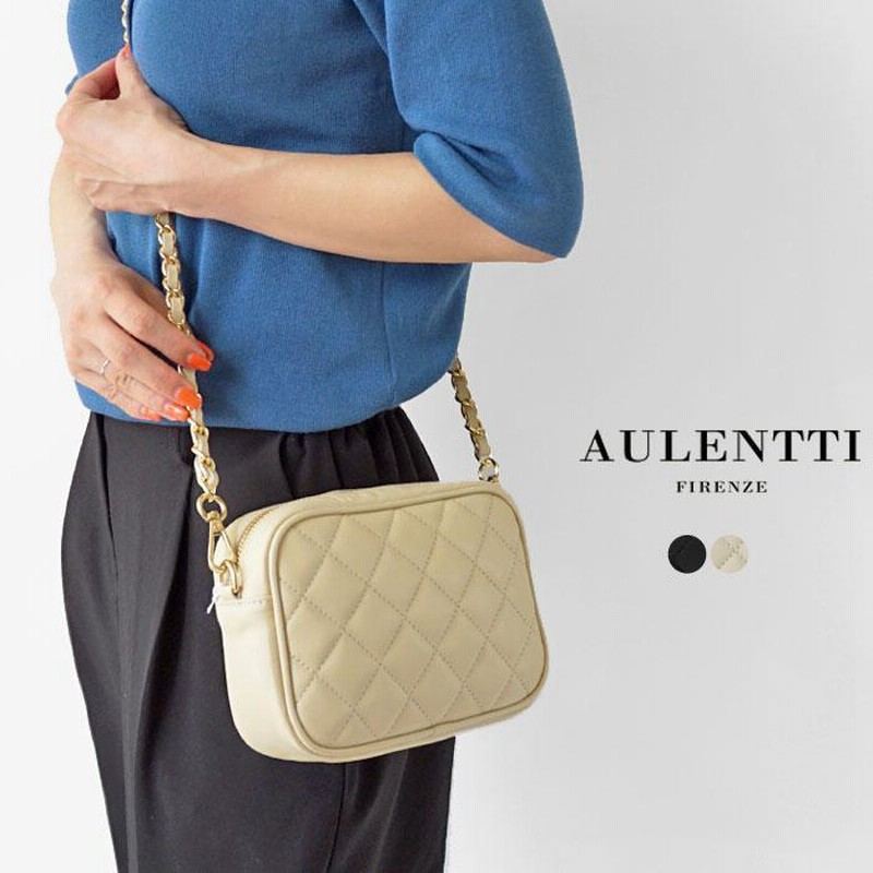 AULENTTI オウレンティ ショルダーバッグ イタリア製 本革