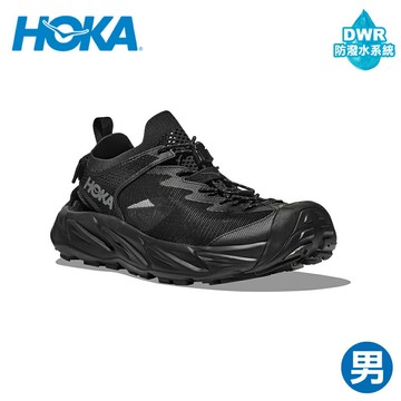 【HOKA 法國 男 Hopara 2 健行涼鞋《黑》】HO1147650/登山/戶外運動/水陸涼拖鞋/溯溪鞋/海灘鞋
