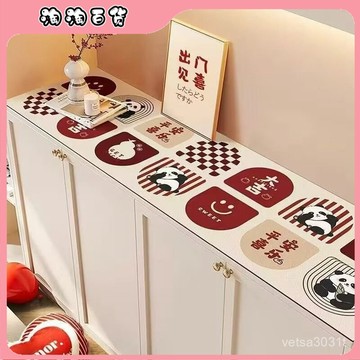 餐邊櫃桌墊玄關鞋櫃墊保護墊電視櫃臺麵鬥櫃墊防水防塵免洗桌麵墊