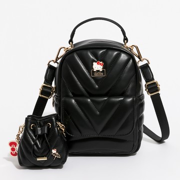 Hello Kitty - Arnold Palmer - 小後背包  Melody系列 - 黑色/442-5403-09-8