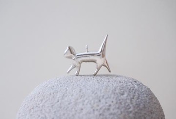 貓手工純銀項鍊