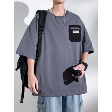 男士短袖t恤夏季2025新款半袖男款胖子男裝320斤加肥加大碼上衣服