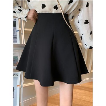高腰a字半身裙子女裝2025年新款顯瘦小個子百褶短裙春秋冬季時尚