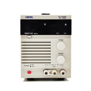 美創3位LED高精度直流穩壓電源PS-303S變壓器可調電動穩壓器【DD1111001】