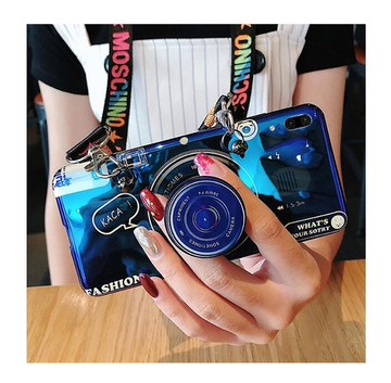 華為 P20 P20 Pro 手機殼 復古 藍光 相機殼 全包 防摔 軟殼 氣囊 支架 保護套  掛繩