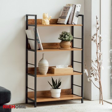 RICHOME MIRO傑菲四層架(防潑水) 置物架 雜誌架 收納架 木板層架 分層置物架 落地置物架 SH517