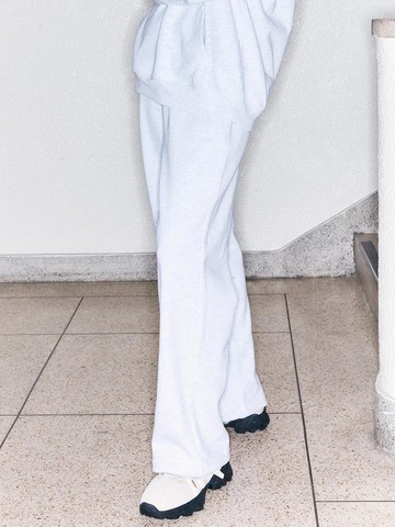 Basic Logo Sweatpants [LIGHT GREY]