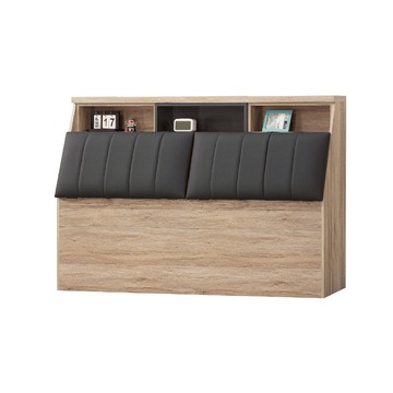 ASSARI-布加迪貓抓皮收納床頭箱-雙人5尺雙人5尺