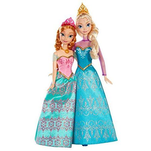 ディズニー アナと雪の女王 アナ＆エルサ ペア 人形 フィギュア 豪華