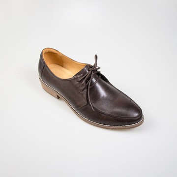 拼接袋鼠女鞋/深咖色/618C楦