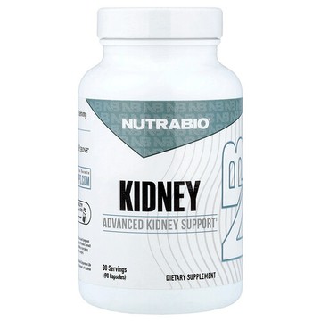 NutraBio, 腎臟幫助，90 粒膠囊
