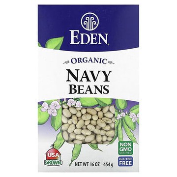 Eden Foods, 有機海軍豆，16 盎司（454 克）