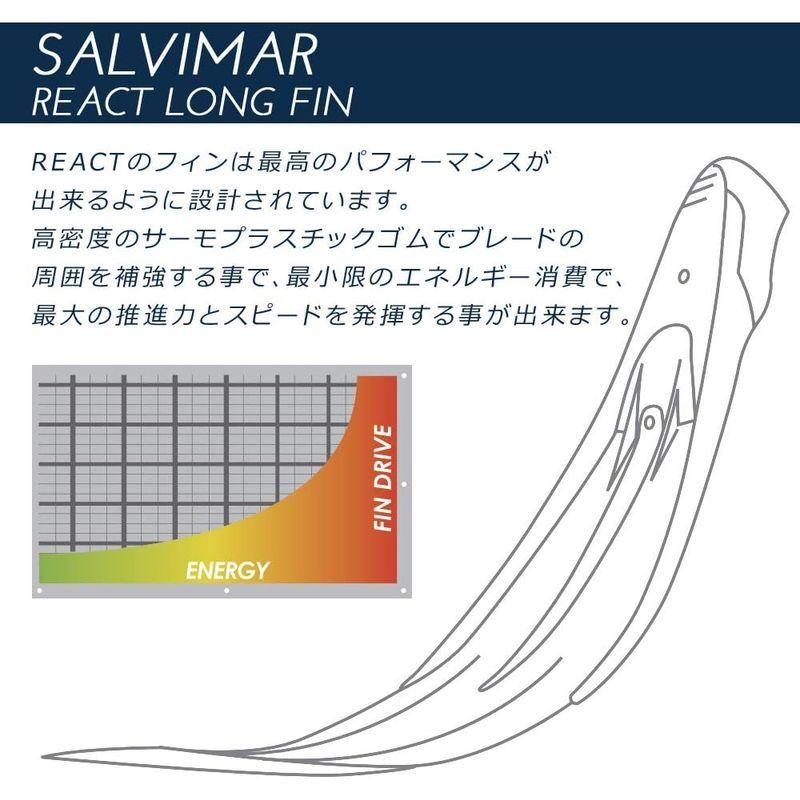 Salvimar サルビマー REACT リアクト ロングフィン 魚突き スピアフィッシング (40/41) | LINEブランドカタログ