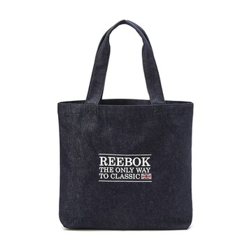 Reebok Classic 男款 女款 海軍藍色 牛仔 經典 字母 休閒 手提袋 REBA3EY03N2