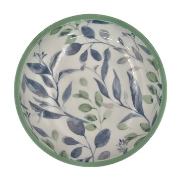 Royal Duke 典雅莊園陶瓷系列湯盤 葉子花紋  8.5吋  綠花  1個