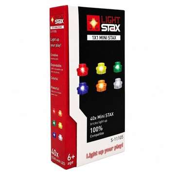 LIGHT STAX S-11105 6色小顆粒補充包 1 x 1 40顆 未含充電底座  1套