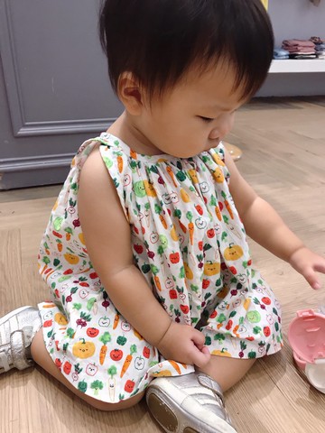 蔬果家族  - 削肩蓬蓬上衣