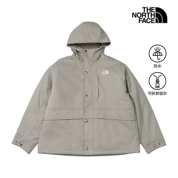 The North Face北面男款淺棕色DRYVENT防水鋪棉內裡三合一外套｜8J5Y2MB